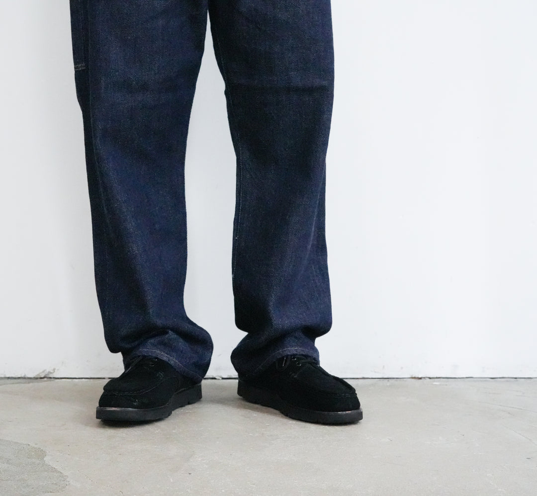 FOUNDOUR LOOSELY WOVEN DENIM WORK PANTS 