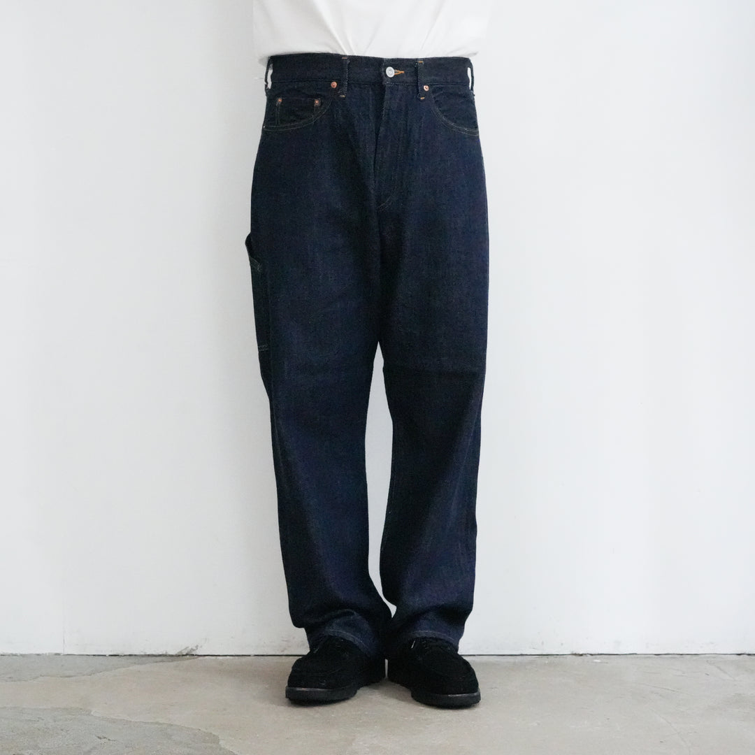 FOUNDOUR LOOSELY WOVEN DENIM WORK PANTS 