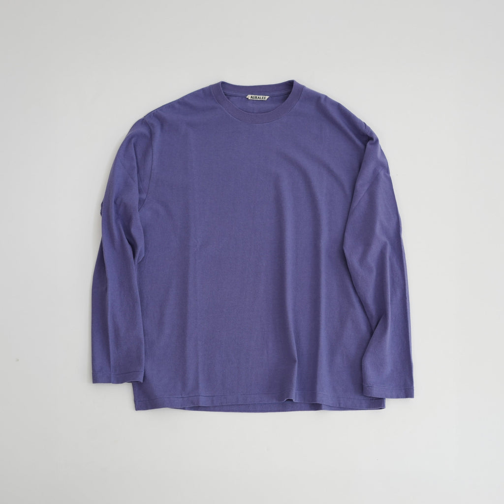 【新古品】 オーラリー 26SS COTTON JERSEY L/S ロングT 26SS】AURALEE BRUSHED ORGANIC COTTON JERSEY L/S TEE 