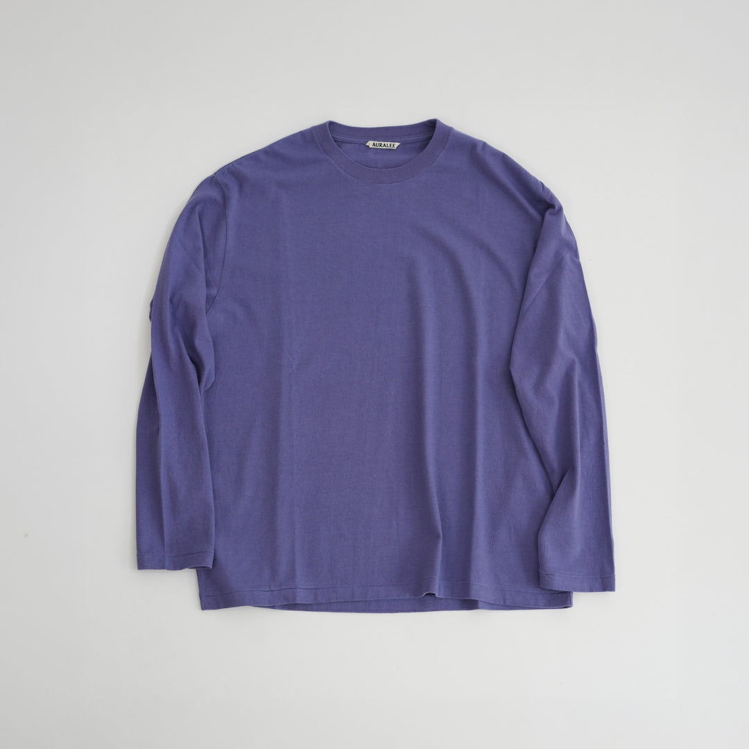 【新古品】 オーラリー 26SS COTTON JERSEY L/S ロングT 26SS】AURALEE BRUSHED ORGANIC COTTON JERSEY L/S TEE 
