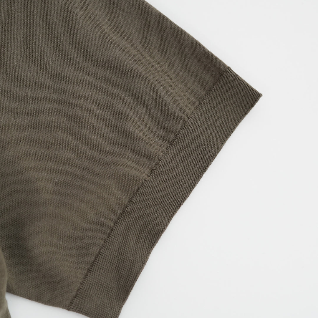 26SS】AURALEE GIZA HIGH GAUGE KNIT POLO 