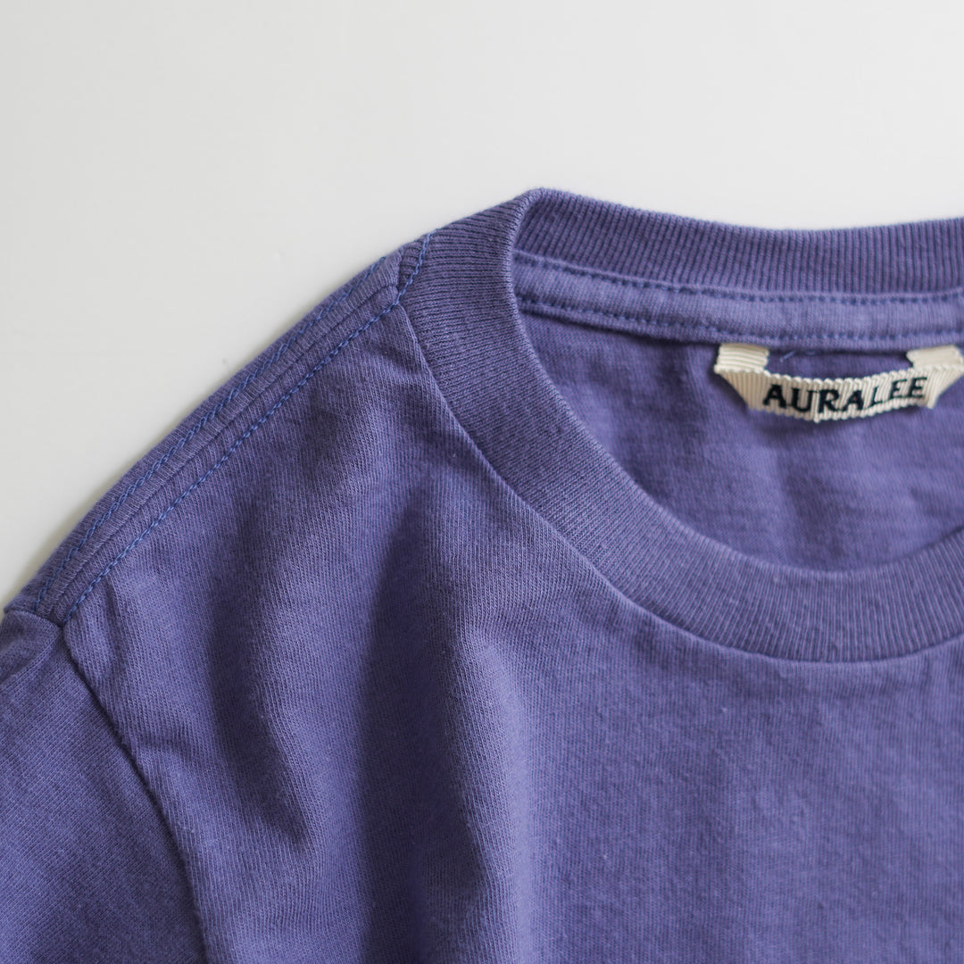 AURALEE BRUSHED ORGANIC COTTON JERSEY TEE 