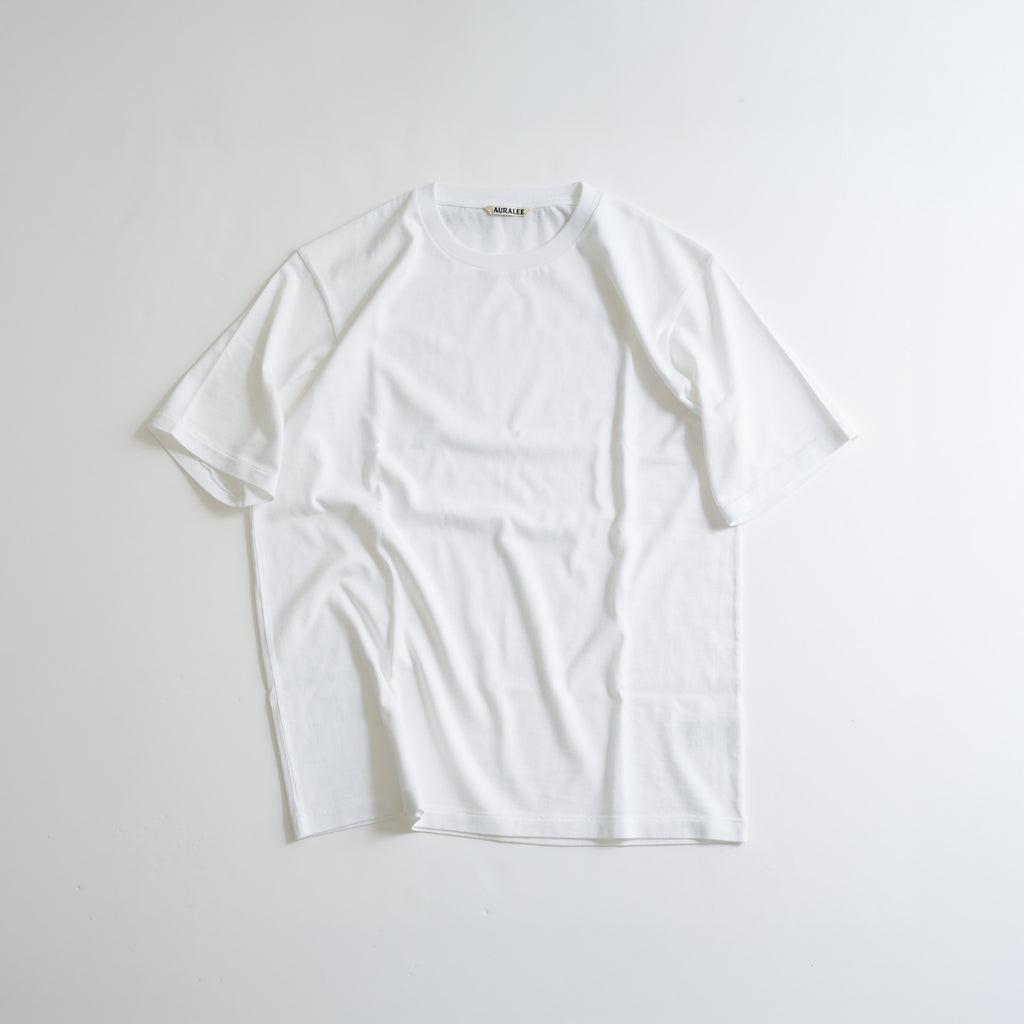 26SS】AURALEE LUSTER PLAITING TEE 