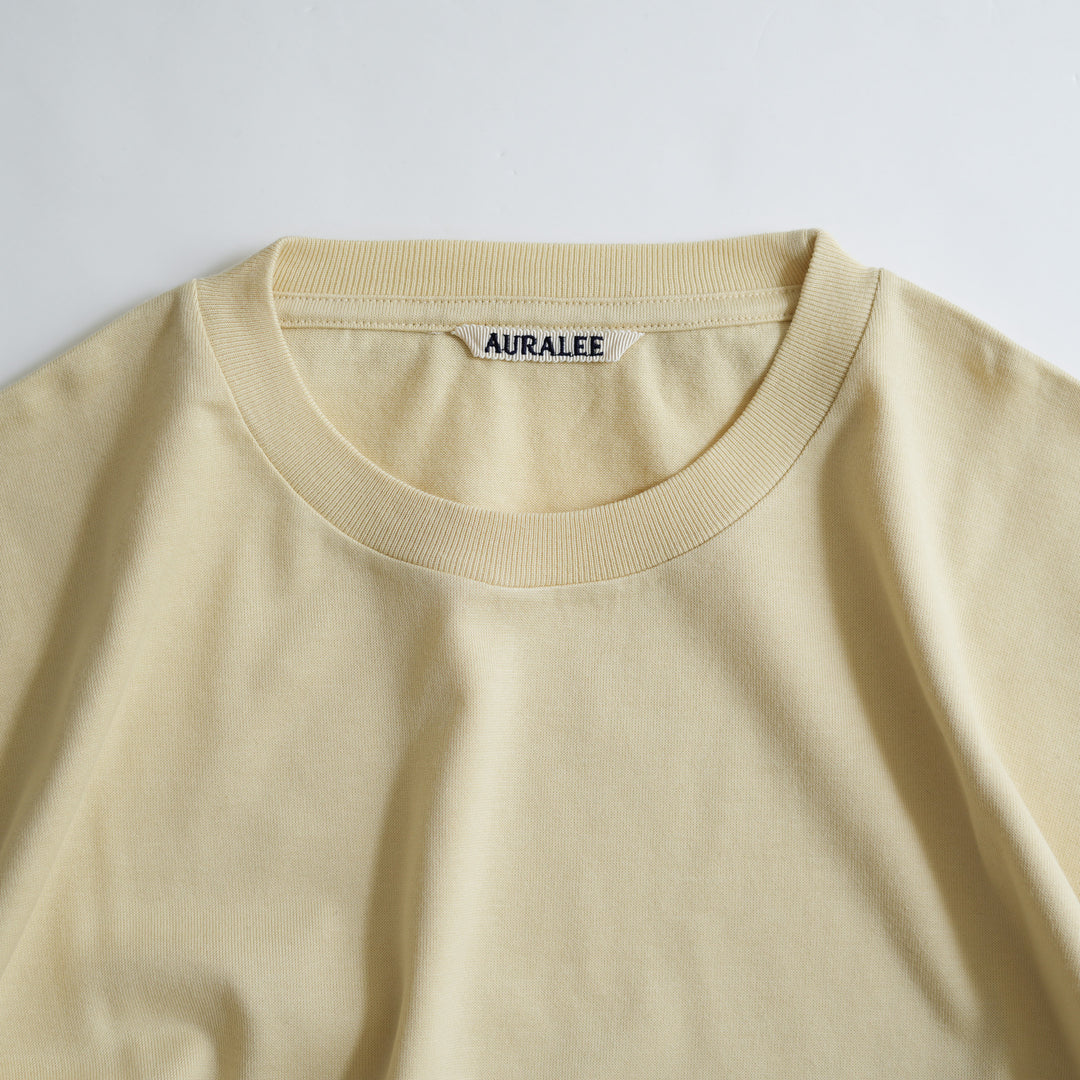 26SS】AURALEE LUSTER PLAITING TEE 