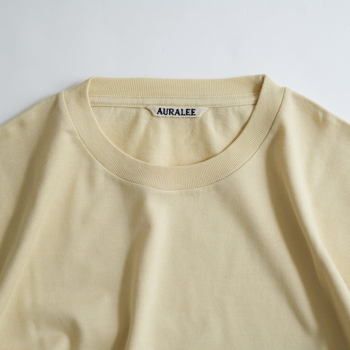 26SS】AURALEE LUSTER PLAITING TEE 