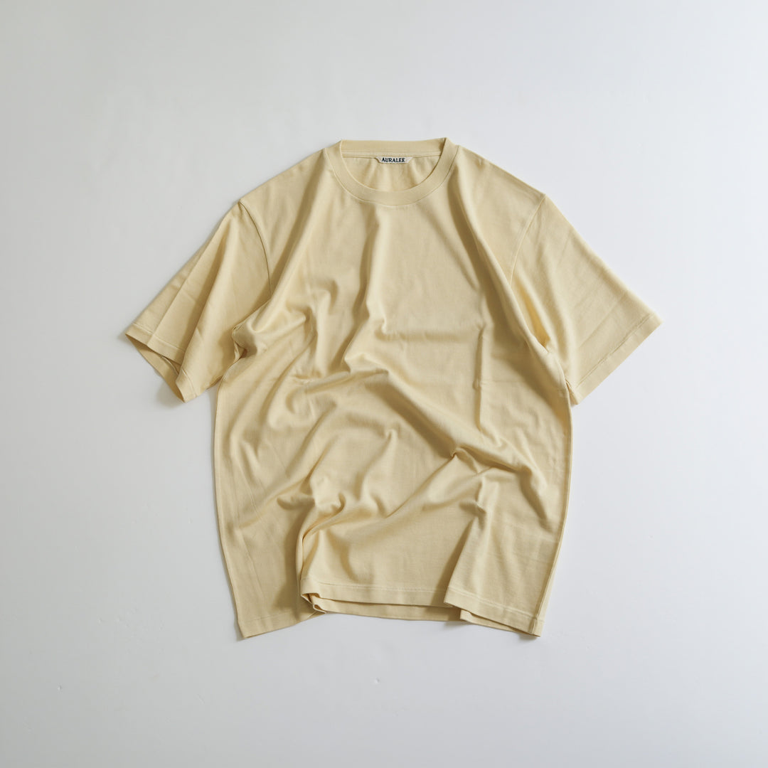 26SS AURALEE LUSTER PLAITING TEE　オーラリー 26SS】AURALEE LUSTER PLAITING TEE 