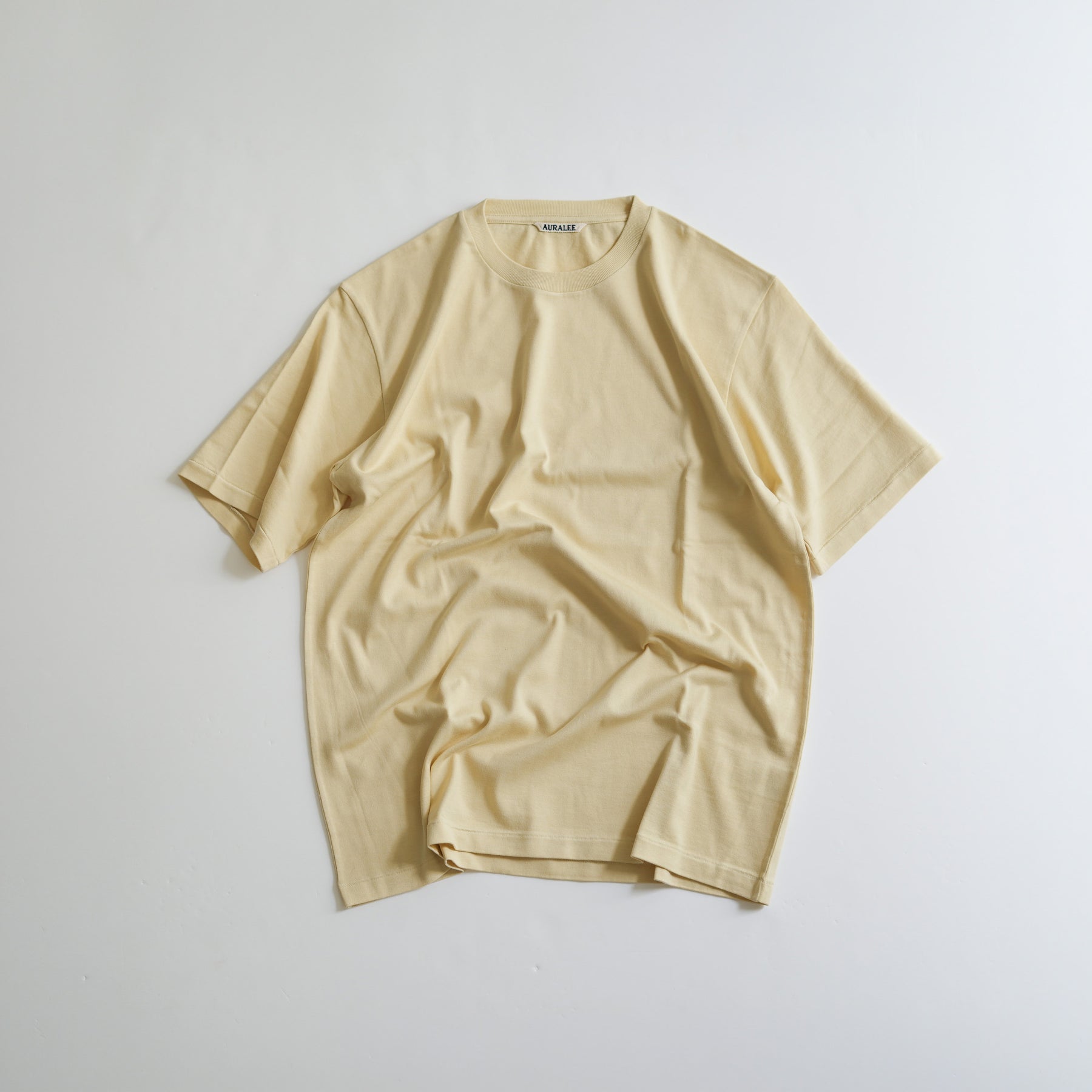 26SS】AURALEE LUSTER PLAITING TEE 