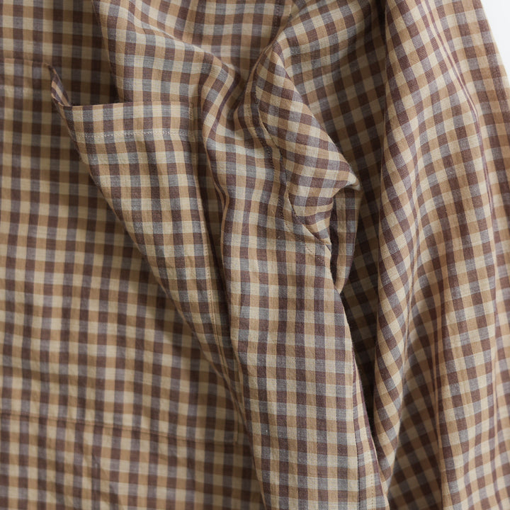 26SS】AURALEE AIRY LIGHT COTTON CHECK BIG SHIRT