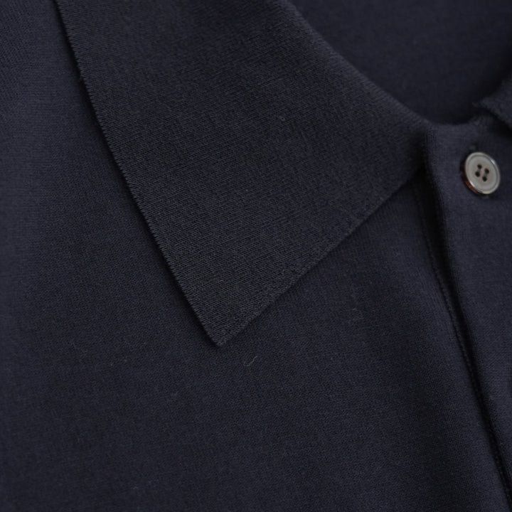 26SS】AURALEE GIZA HIGH GAUGE KNIT POLO 