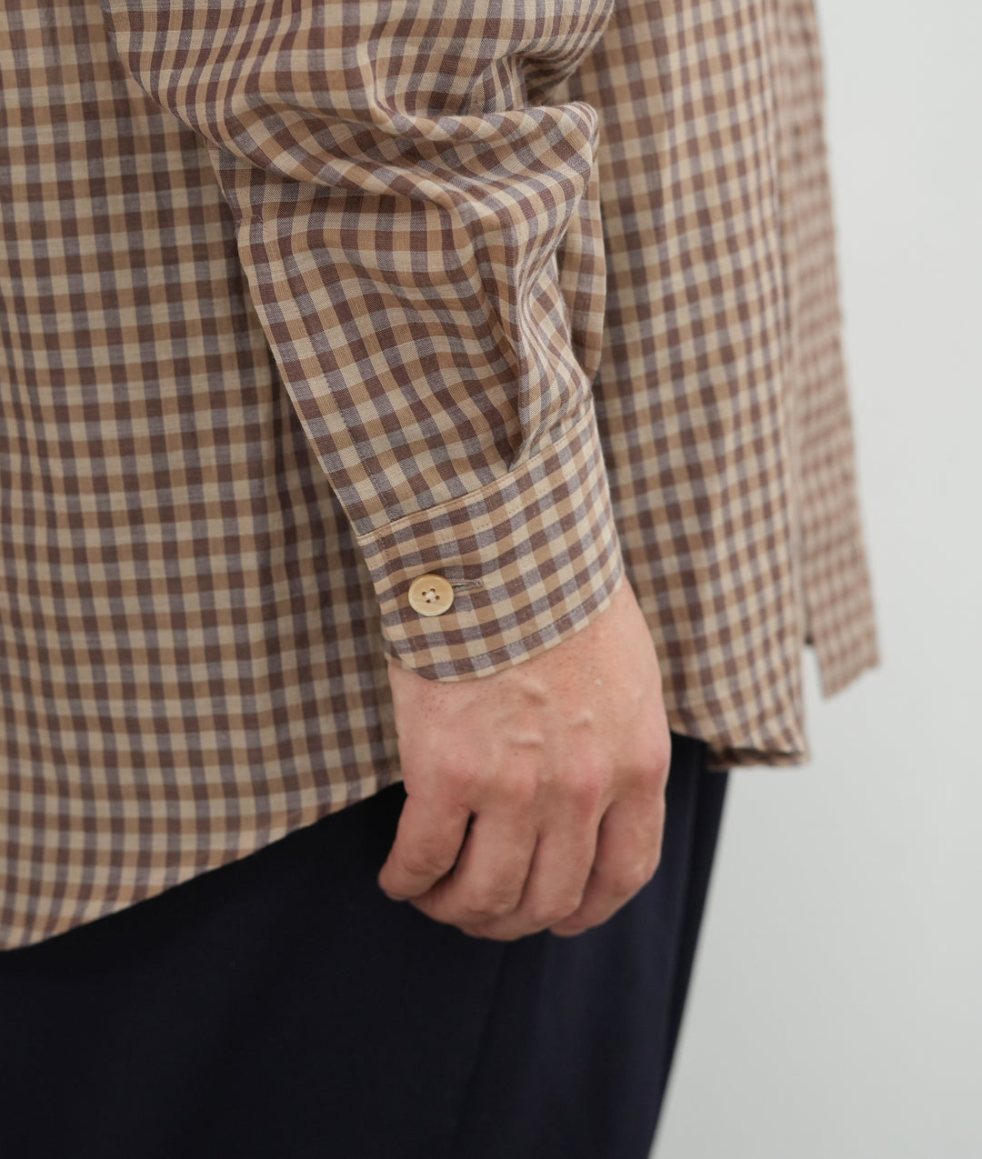 26SS】AURALEE AIRY LIGHT COTTON CHECK BIG SHIRT