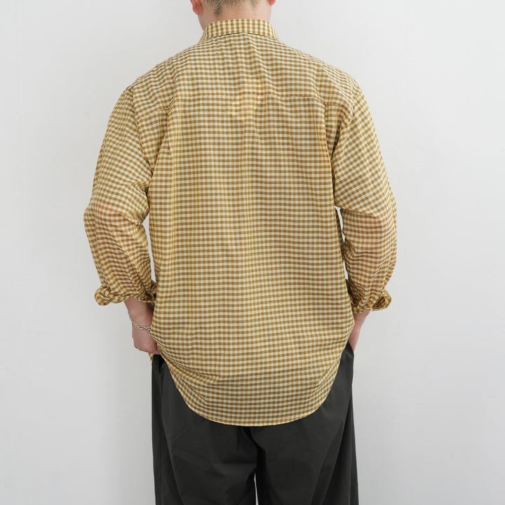 26SS】AURALEE AIRY LIGHT COTTON CHECK BIG SHIRT