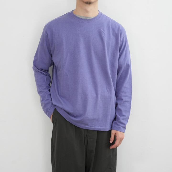 【新古品】 オーラリー 26SS COTTON JERSEY L/S ロングT 26SS】AURALEE BRUSHED ORGANIC COTTON JERSEY L/S TEE 
