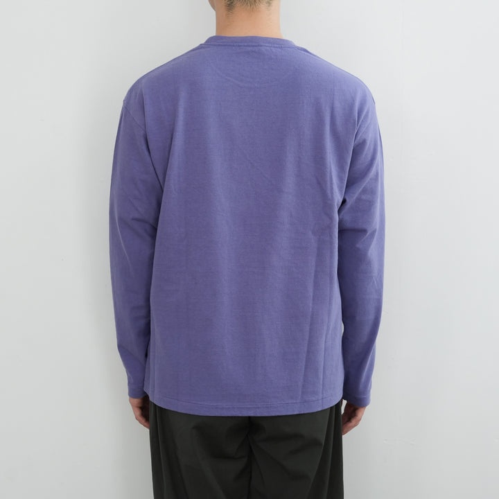 26SS】AURALEE BRUSHED ORGANIC COTTON JERSEY L/S TEE 