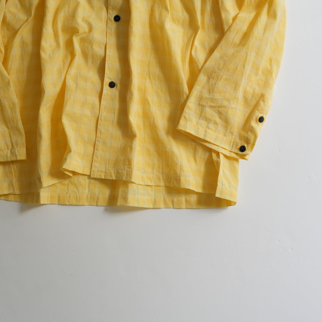 26SS】BISOWN COTTON HIDDEN CHECK SLEEPING SHIRTSJACKET – Chum!
