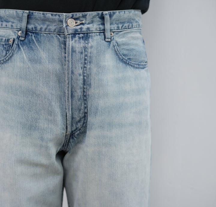 26SS】AURALEE FADED SELVEDGE LIGHT DENIM WIDE PANTS – Chum!