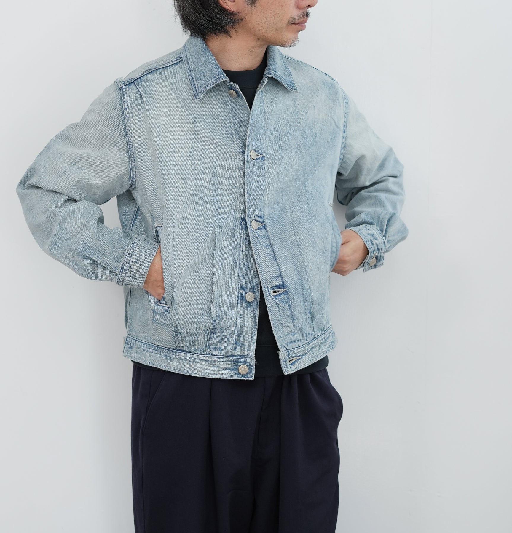 26SS】AURALEE FADED SELVEDGE LIGHT DENIM BLOUSON – Chum!
