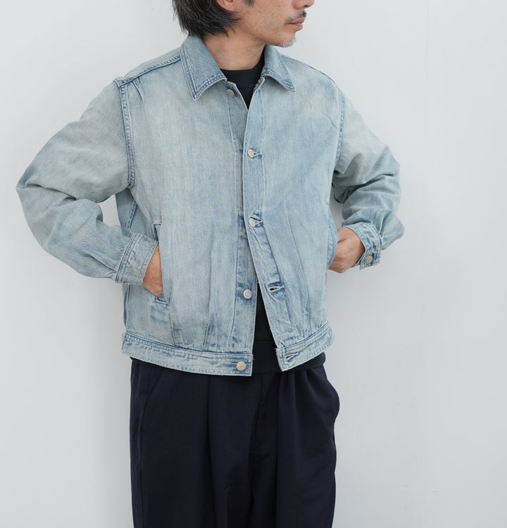 26SS】AURALEE FADED SELVEDGE LIGHT DENIM BLOUSON – Chum!