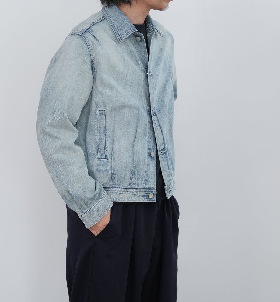 ジャケット・アウター 26SS FADED SELVEDGE LIGHT DENIM BLOUSON 26SS】AURALEE FADED SELVEDGE LIGHT DENIM BLOUSON – Chum!