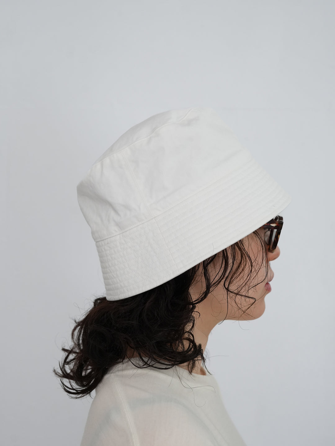 AURALEE GARMENT-DYED FINX CHINO BUCKET HAT MADE BY KIJIMA TAKAYUKI