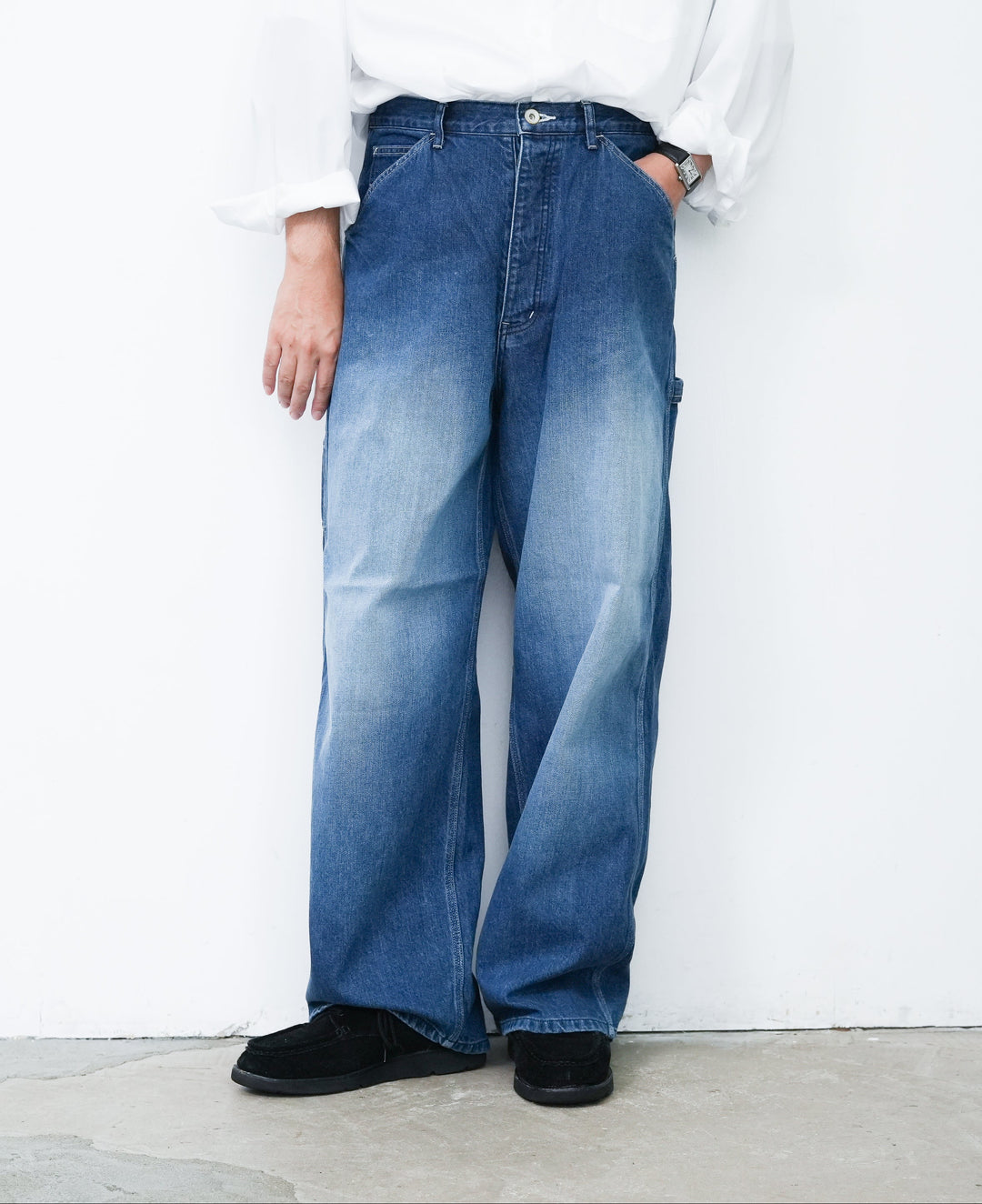 新品BISOWN ペインターパンツ インディゴユーズド サイズ3 26AW】BISOWN PAINTER DENIM / INDIGO USED – Chum!