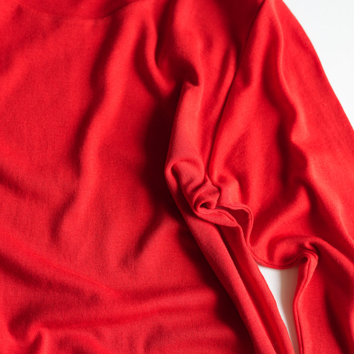 26AW]AURALEE SUPER HIGH GAUGE SHEER RIB L/S TEE 