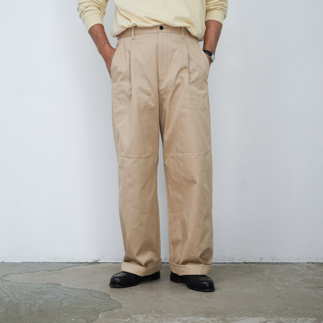 パンツ Westpoint Chino Wide Straight Trousers 1 26AW】Graphpaper Westpoint Chino Wide Straight Trousers