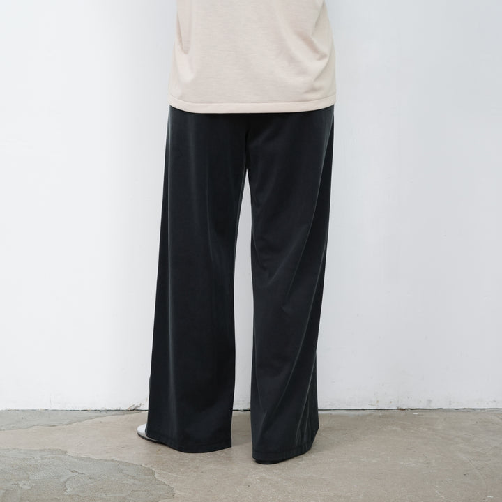 26AW】PHEENY Peach Saten Layered Apron Pants 