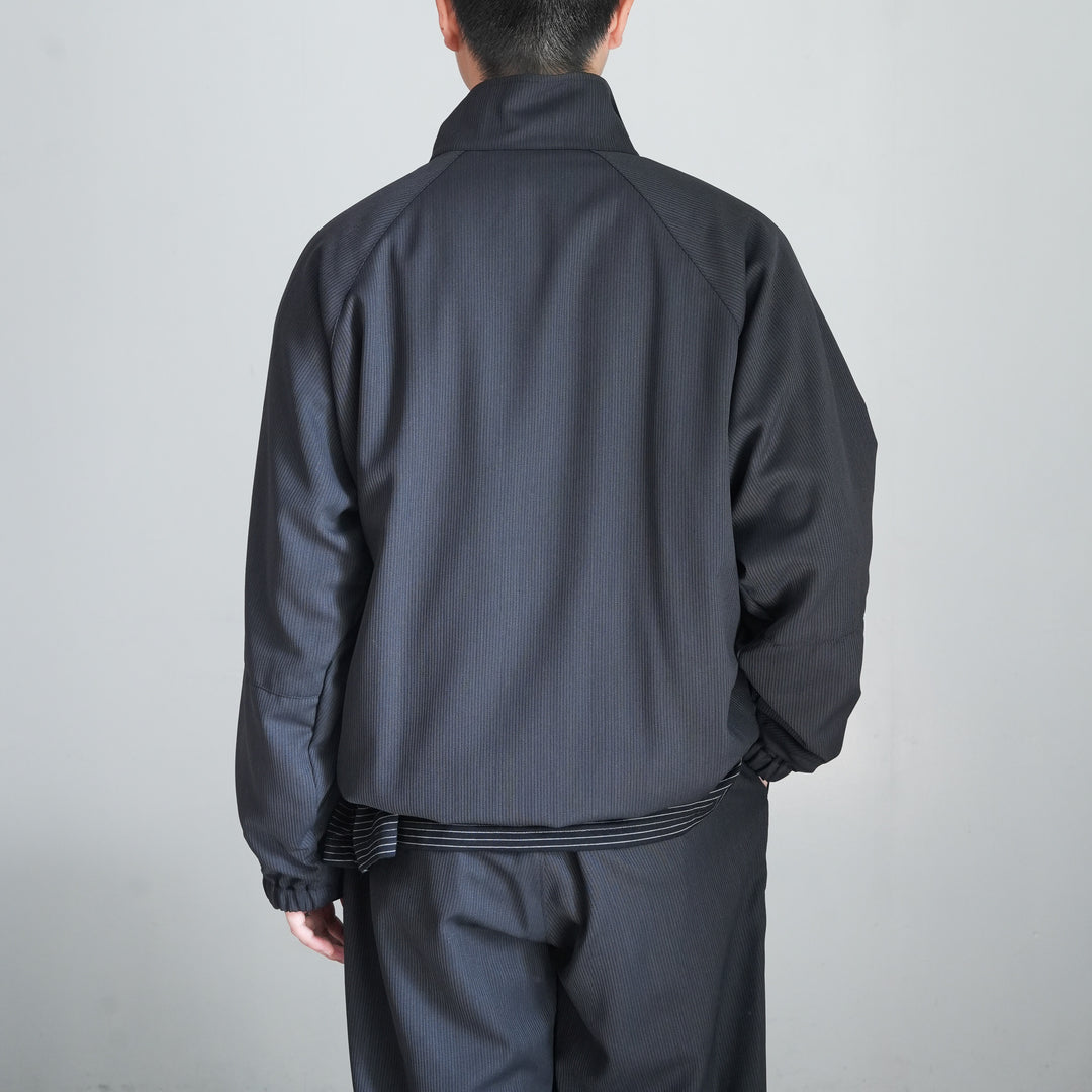 26AW】Graphpaper Melange Pique Zip-up Stand Collar Jacket 
