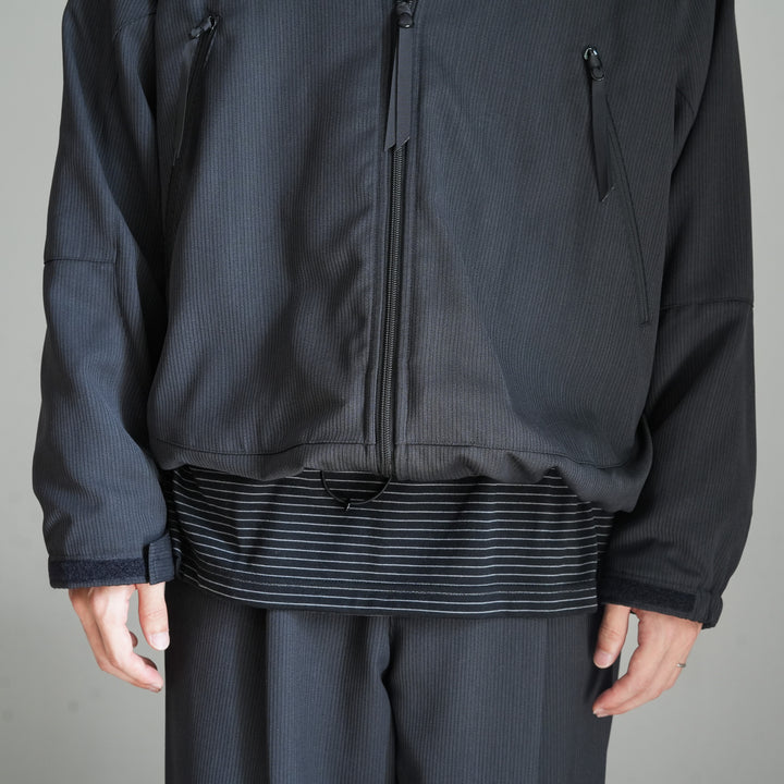 26AW】Graphpaper Melange Pique Zip-up Stand Collar Jacket 