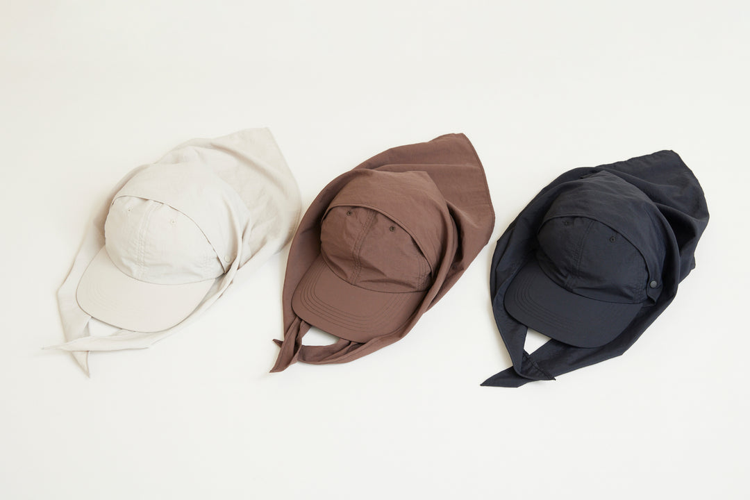 26SS】PHEENY Nylon taffeta cap with scarf – Chum!