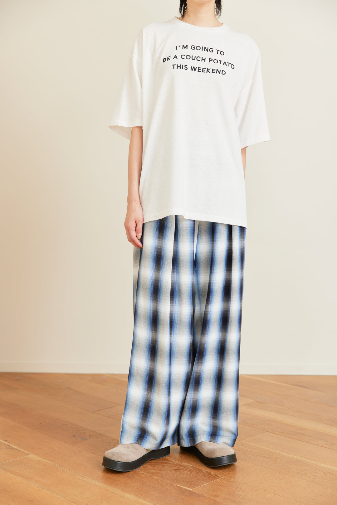 26SS】PHEENY Flocked Vintage Jersey Tee 