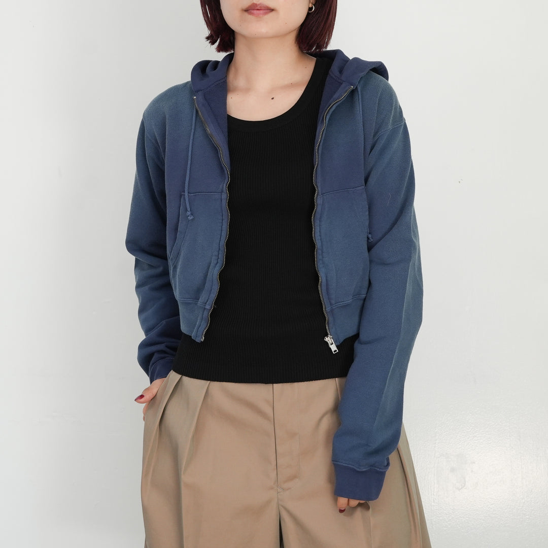 25AW】AURALEE PRODUCT DYED PIMA LIGHT SWEAT ZIP PARKA 