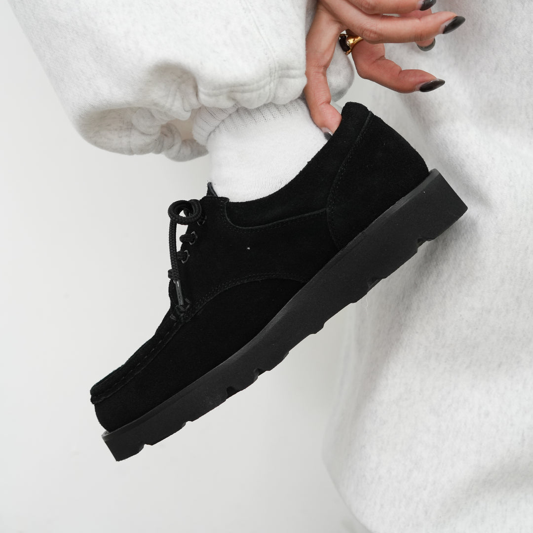 靴 BLACK SUEDE MOCCASIN shiun(シウン) ONLINE STORE / BLACK SUEDE MOCCASIN