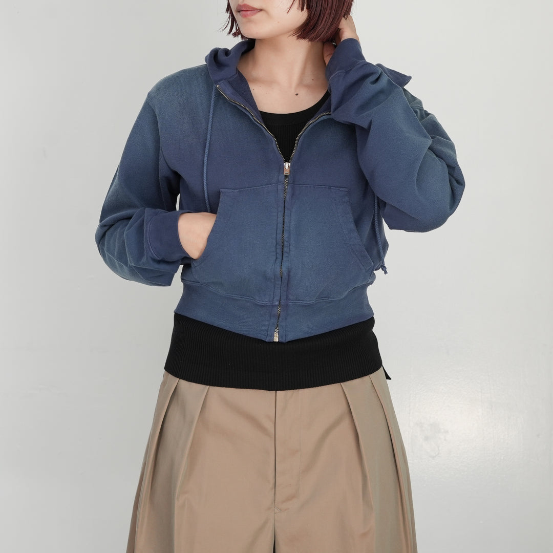 25AW】AURALEE PRODUCT DYED PIMA LIGHT SWEAT ZIP PARKA 