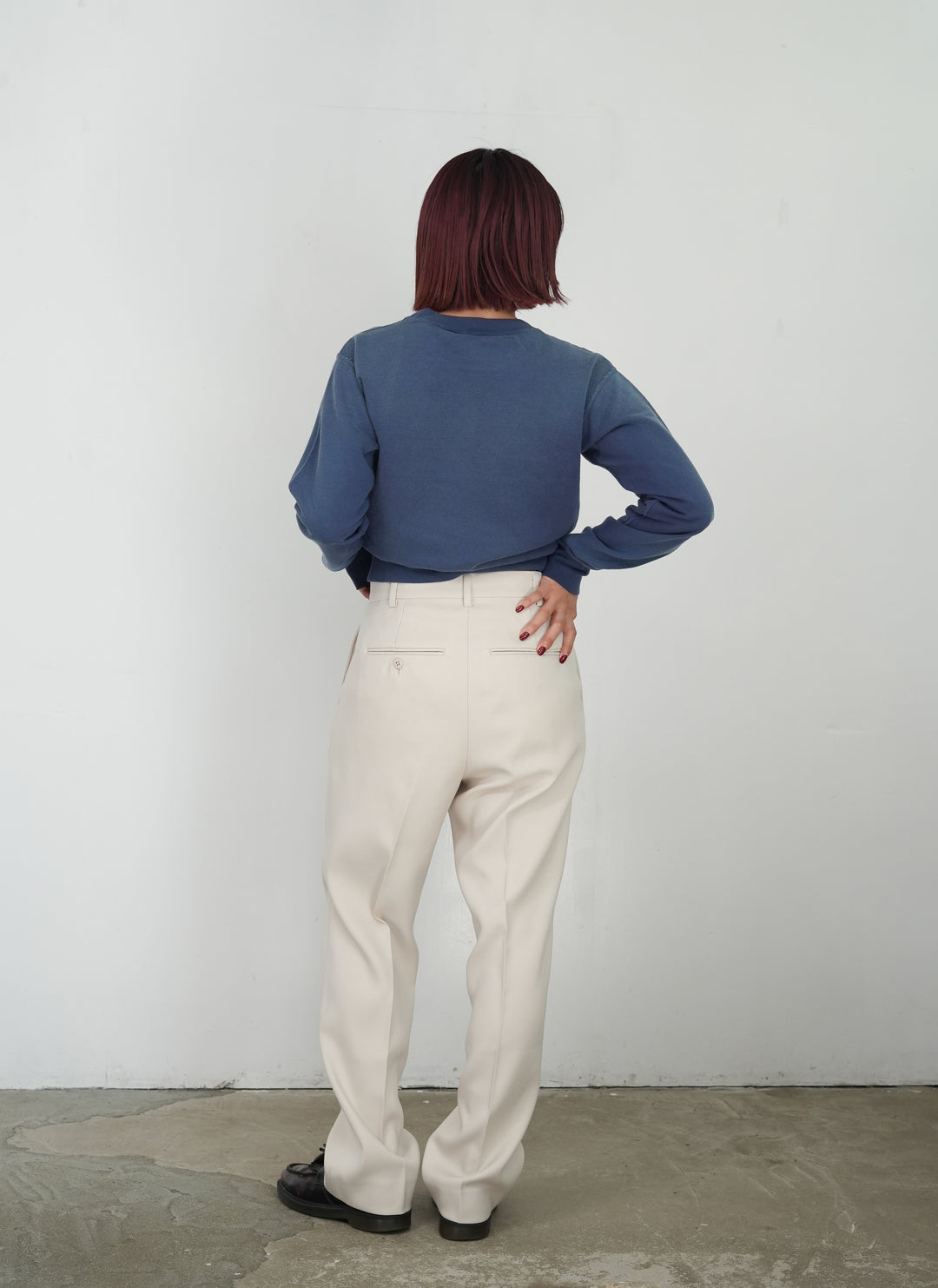 オーラリー/ 25AW PRODUCT DYED PIMA 10/31まで 25AW】AURALEE PRODUCT DYED PIMA LIGHT SWEAT P/O 