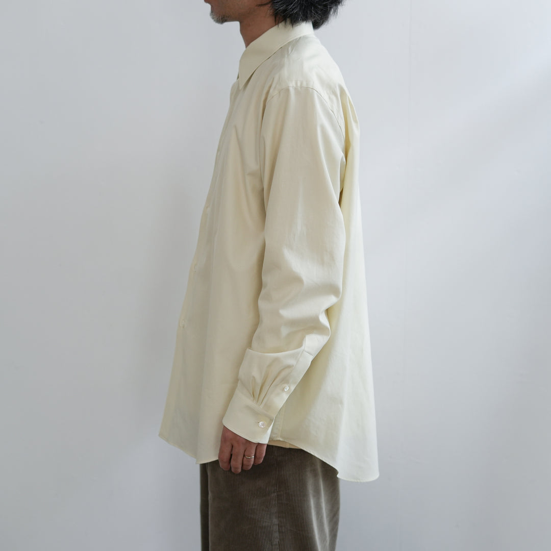 26SS】AURALEE WASHED FINX TWILL SHIRT 