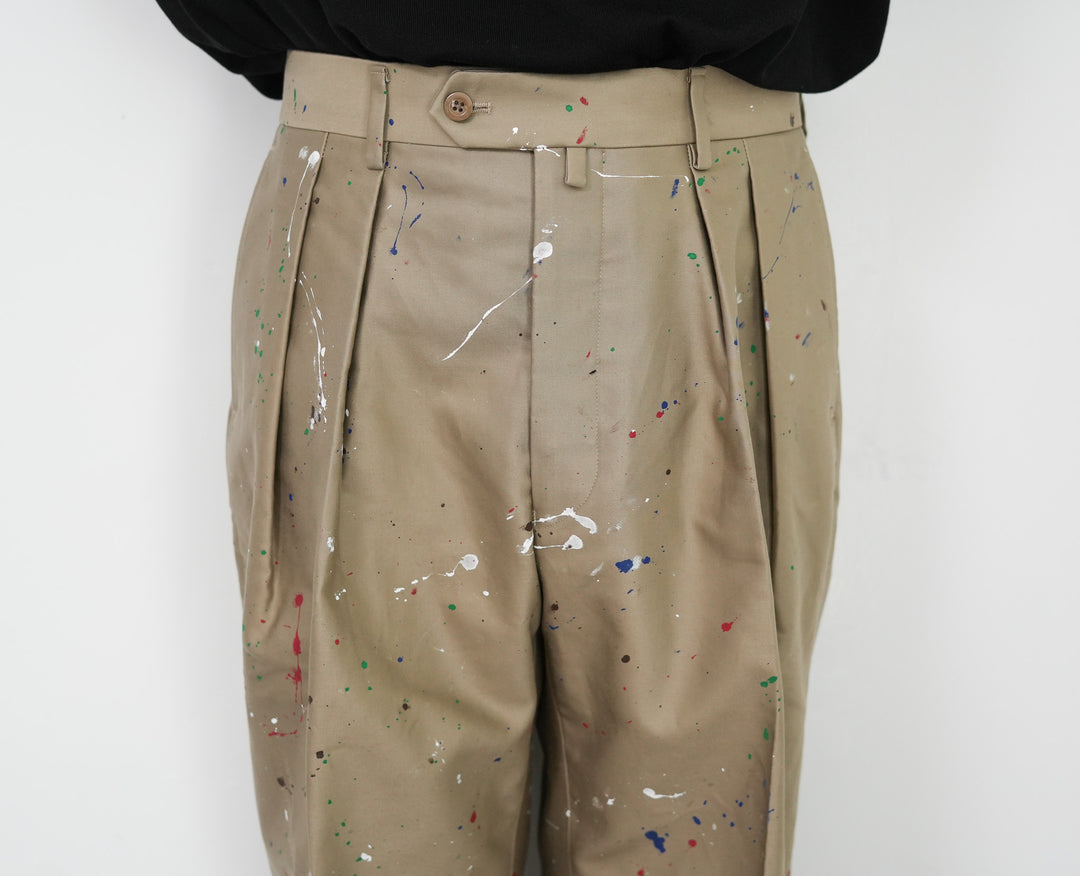 パンツ NEAT GIZA COTTON MOLESKIN wide Paint 46 NEAT 