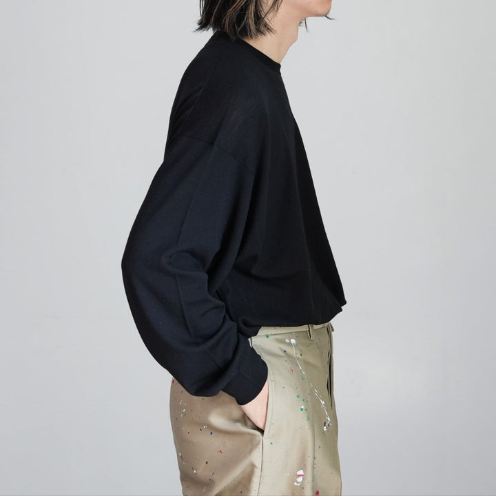 Graphpaper High Gauge L/S Oversized Crew Neck Knit 