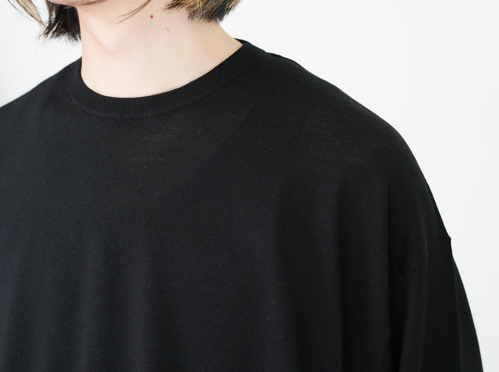Graphpaper High Gauge L/S Oversized Crew Neck Knit 