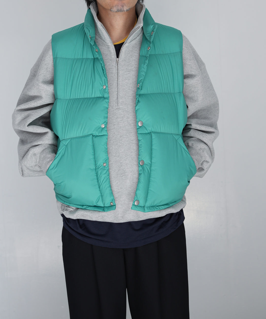25AW】AURALEE SUPER LIGHT NYLON RIPSTOP DOWN VEST 