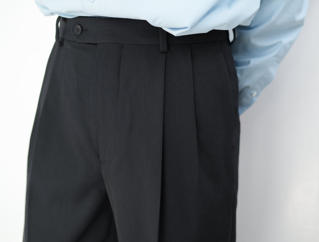 26SS】AURALEE LIGHT WOOL MAX GABARDINE TWO-TUCK SLACKS