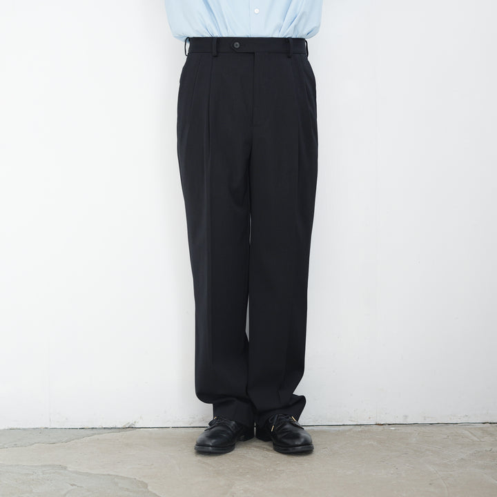 26SS】AURALEE LIGHT WOOL MAX GABARDINE TWO-TUCK SLACKS
