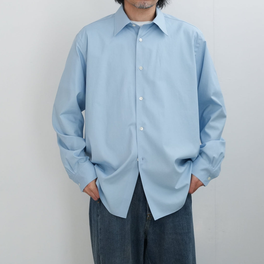 26SS】AURALEE WASHED FINX TWILL SHIRT 