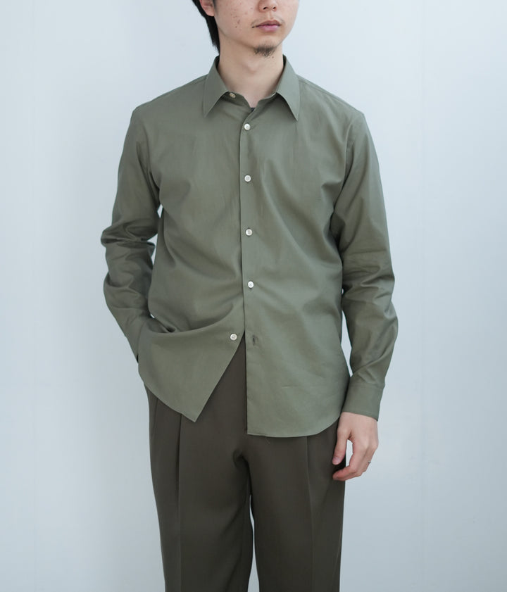 26SS】AURALEE WASHED FINX TWILL SLIM SHIRT. 