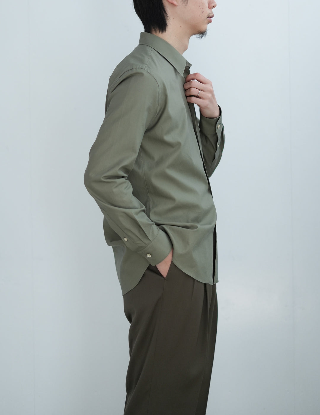 26SS】AURALEE WASHED FINX TWILL SLIM SHIRT. 