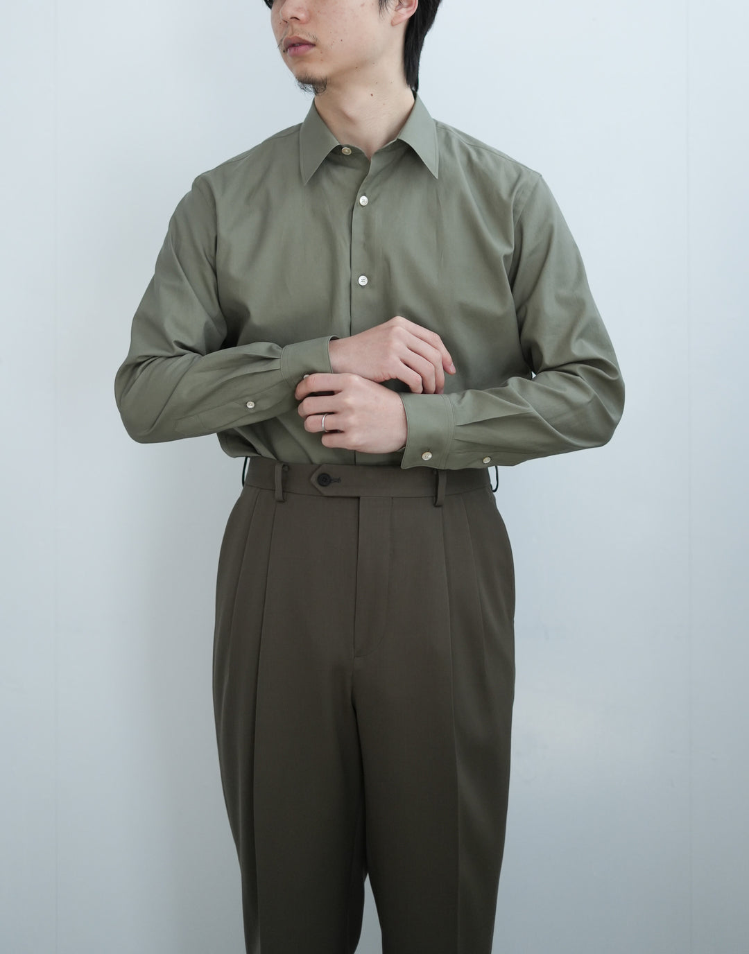 26SS】AURALEE WASHED FINX TWILL SLIM SHIRT. 