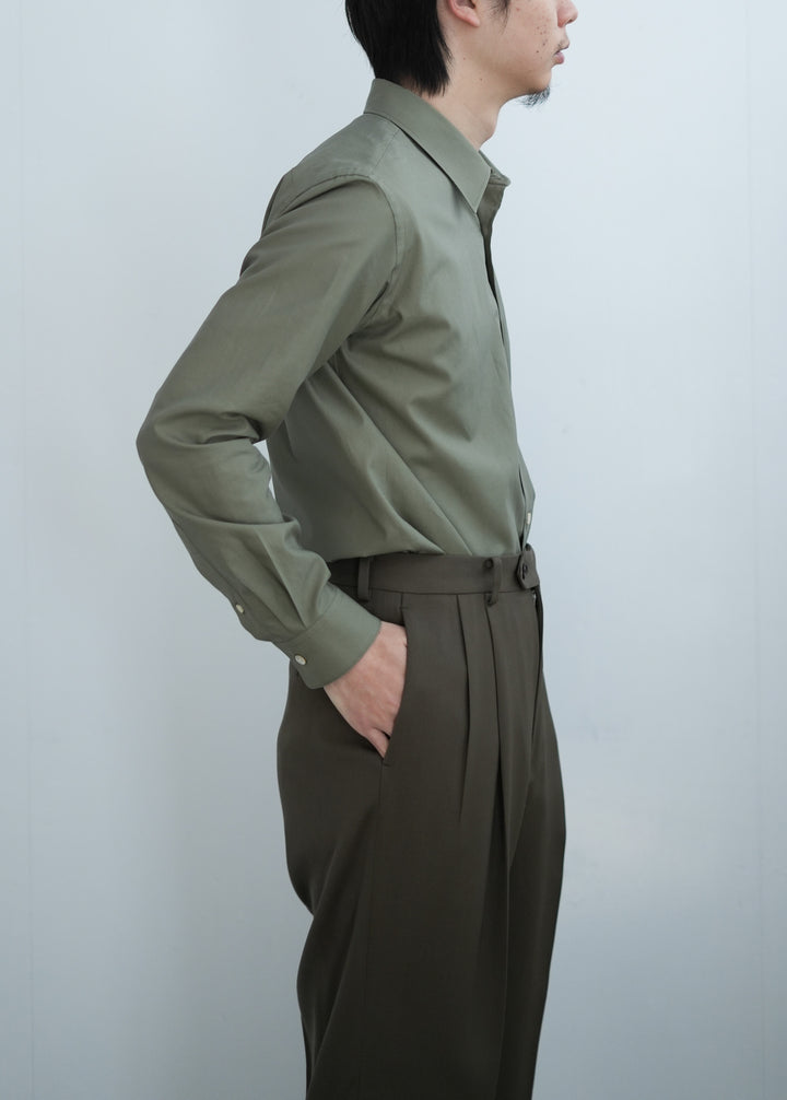 26SS】AURALEE WASHED FINX TWILL SLIM SHIRT. 