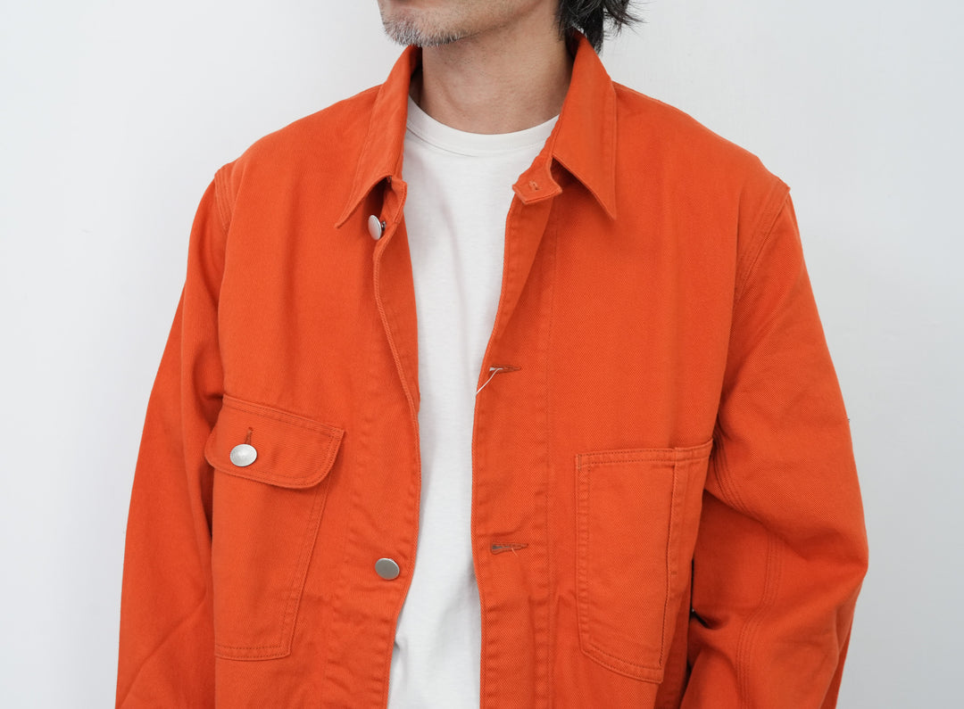 FOUNDOUR 25ss WORK JACKET BROWN/サイズ3(L) FOUNDOUR - ファウンダ 25SS WORK JACKET(015FD251012)BROWN | mark