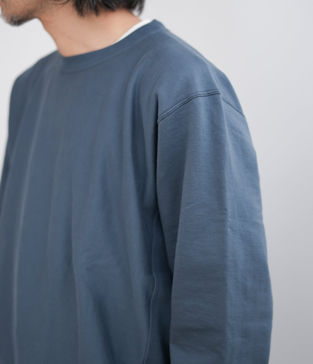 26SS】AURALEE ELASTIC HIGH GAUGE SWEAT P/O 