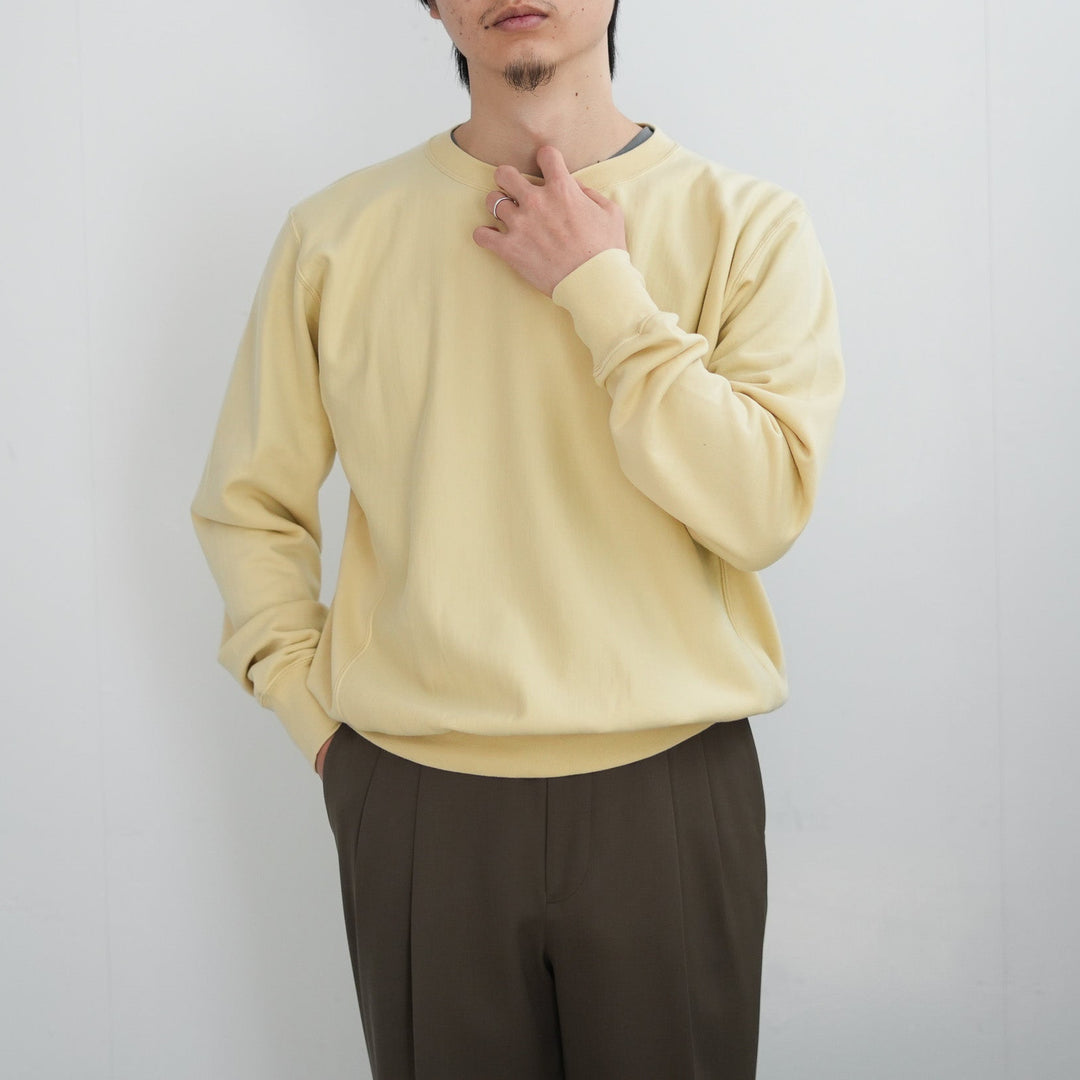 26SS】AURALEE ELASTIC HIGH GAUGE SWEAT P/O
